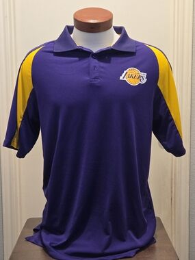 Fanatics Los Angeles Lakers Purple and Gold Polo